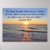 TRANQUIL EN CALM JEREMIAH 29:11 SUNRISE POSTER (Voorkant)