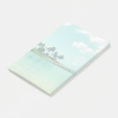 Tranquil en Serene Turquoise Beach in Hawaii Post-it® Notes (Schuin)