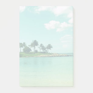 Tranquil en Serene Turquoise Beach in Hawaii Post-it® Notes