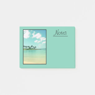 Tranquil en Serene Turquoise Beach in Hawaii Post-it® Notes