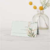 Tranquil Eucalyptus Elegant Green Breezy Zee Plaatskaartje (Voorkant)
