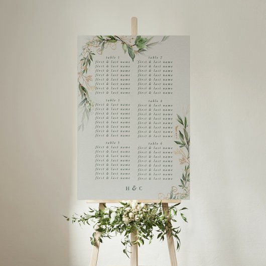 Tranquil Eucalyptus Elegant Green Breezy Zee Poster