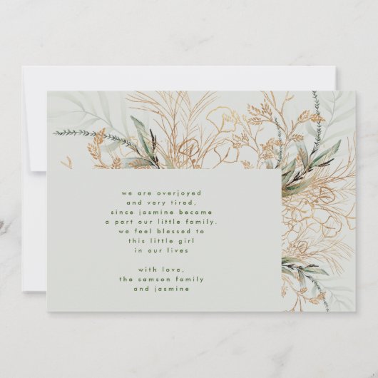 Tranquil Eucalyptus Green Breezy Zee Glass Photo (Achterkant)