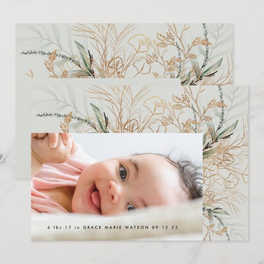 Tranquil Eucalyptus Green Breezy Zee Glass Photo (Voorkant / Achterkant)