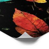 "Tranquil Foliage: Woman's Portrait" is een pracht Poster (Hoek)