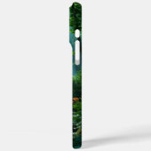 Tranquil Forest Stream iPhone Case (Achterkant / Links)