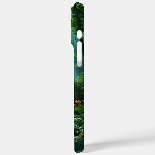 Tranquil Forest Stream iPhone Case (Achterkant / Links)