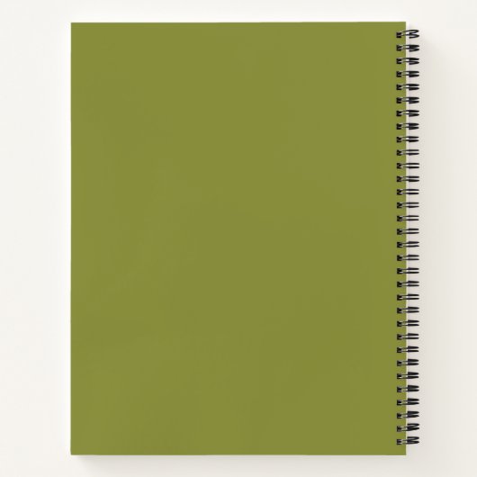 Tranquil Garden Waterfall Spiral Notebook Notitieboek (Achterkant)