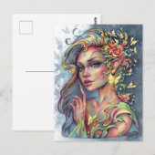 Tranquil Grace Briefkaart Forest Spirit Fantasy (Voorkant / Achterkant)