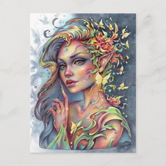 Tranquil Grace Briefkaart Forest Spirit Fantasy (Voorkant)