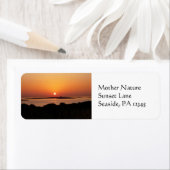 Tranquil Grieks Sunset Return Adres Labels (Insitu)