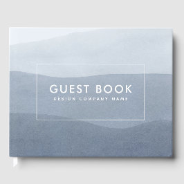 Tranquil Grijs Vervagen naar Wit. Abstract landsch Gastenboek