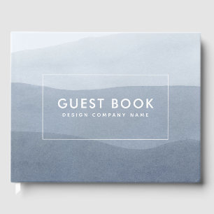 Tranquil Grijs Vervagen naar Wit. Abstract landsch Gastenboek