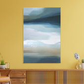 Tranquil Horizon Abstract Landscape Canvas Afdruk (Insitu (Woonkamer))