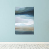 Tranquil Horizon Abstract Landscape Canvas Afdruk (Insitu (Houten vloer))