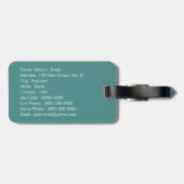 Tranquil Island Paradise Labadee Haiti Bagagelabel (Achterkant horizontaal)