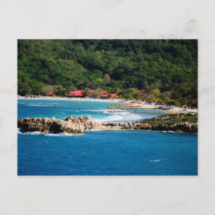 Tranquil Island Paradise Labadee Haiti Briefkaart