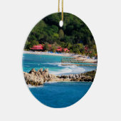 Tranquil Island Paradise Labadee Haiti Keramisch Ornament (Rechts)