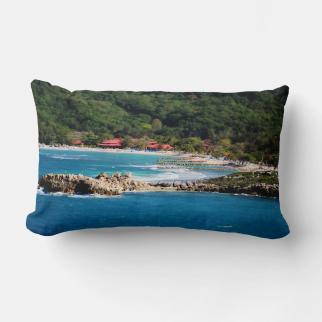 Tranquil Island Paradise Labadee Haiti Kussen (Voorkant)