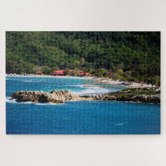 Tranquil Island Paradise Labadee Haiti Legpuzzel (Horizontaal)