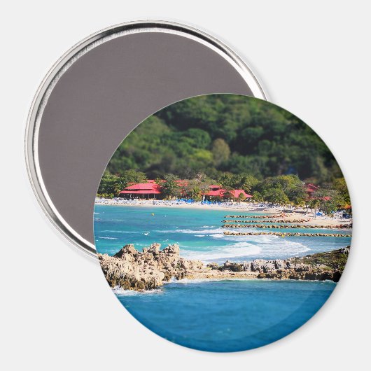Tranquil Island Paradise Labadee Haiti Magneet (Voorkant / Achterkant)