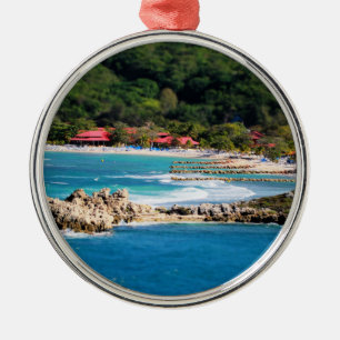 Tranquil Island Paradise Labadee Haiti Metalen Ornament