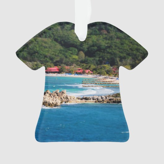Tranquil Island Paradise Labadee Haiti Ornament (voorkant)