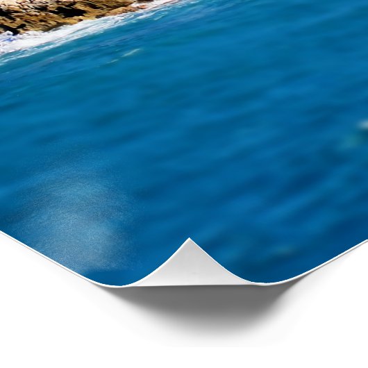 Tranquil Island Paradise Labadee Haiti Poster (Hoek)