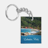 Tranquil Island Paradise Labadee Haiti Sleutelhanger (Voorkant Links)