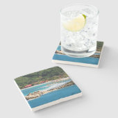 Tranquil Island Paradise Labadee Haiti Stenen Onderzetter (Zijkant)