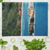 Tranquil Island Paradise Labadee Haiti Theedoek (Gevouwen)