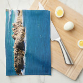 Tranquil Island Paradise Labadee Haiti Theedoek (Quarter Fold)