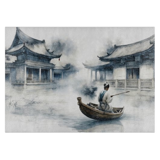 Tranquil Japan snijplank (Voorkant)