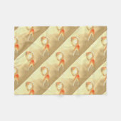 Tranquil Japanse goudvis Fleece Deken (Voorkant (Horizontaal))