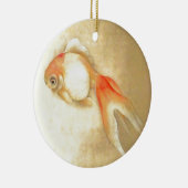 Tranquil Japanse goudvis Keramisch Ornament (Rechts)