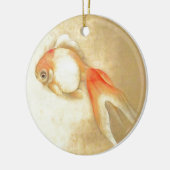 Tranquil Japanse goudvis Keramisch Ornament (Links)