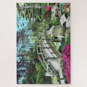 Tranquil Japanse tuin Jigzaag Puzzle Legpuzzel (Verticaal)