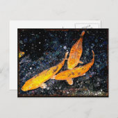 Tranquil Koi Pond Briefkaart (Voorkant / Achterkant)