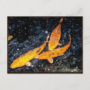 Tranquil Koi Pond Briefkaart