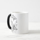 Tranquil Koi Pond Morphing Mok - 11oz (Voorkant links)