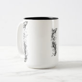 Tranquil Koi Pond Two-Tone Mok - 15 oz (Voorkant links)