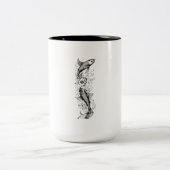 Tranquil Koi Pond Two-Tone Mok - 15 oz (Center)