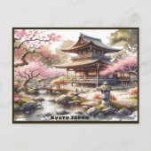 Tranquil Kyoto Japan Waterverf Sketch | Briefkaart (Voorkant)