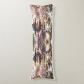 Tranquil Kyoto Japan Waterverf Sketch | Lichaamskussen (Voorkant Verticaal)