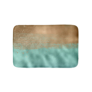 Tranquil Lagoon Colorful Abstract Patroon Badmat