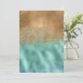 Tranquil Lagoon Colorful Abstract Patroon Bedankkaart (Staand voorkant)