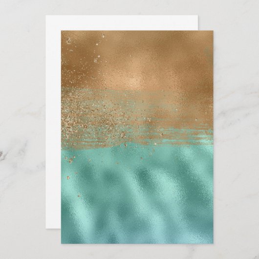 Tranquil Lagoon Colorful Abstract Patroon Bedankkaart (Voorkant / Achterkant)