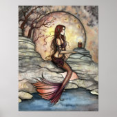 Tranquil Lagoon Mermaid Art Poster (Voorkant)