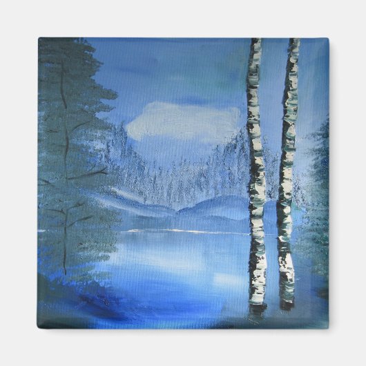 Tranquil Lake Magnet (Voorkant)