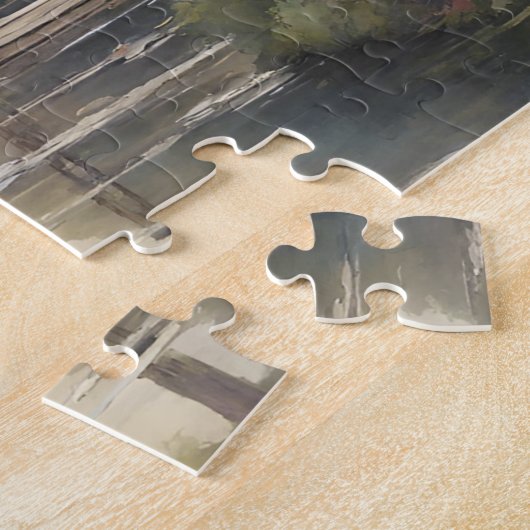 Tranquil Lake Puzzel, 11 "x 14", 252 stuks Legpuzzel (Zijkant)